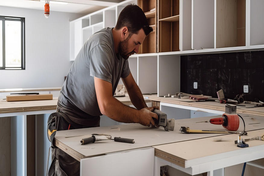 Sandy kitchen remodeling